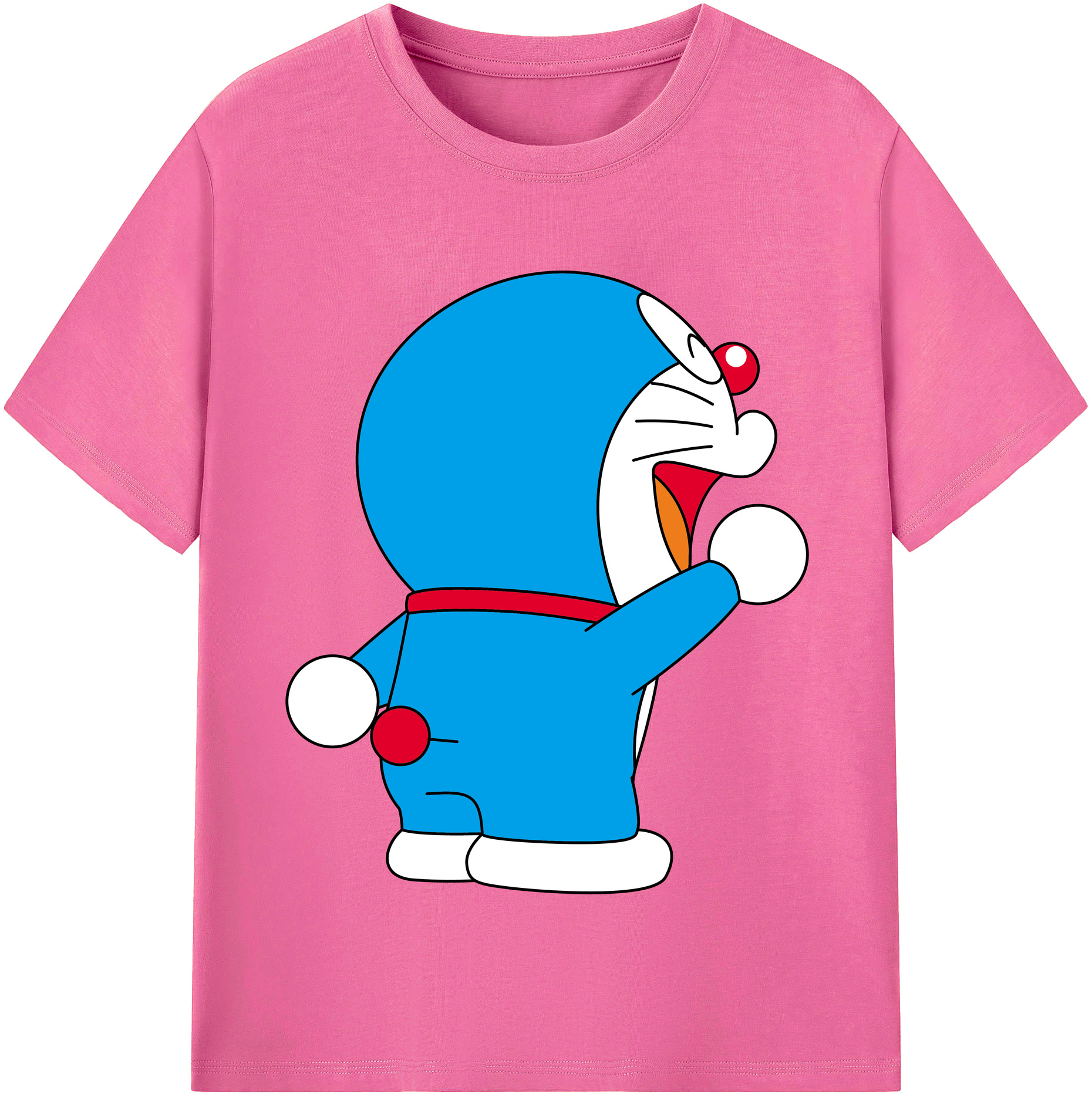 （画像用） ドラえもん Doraemon レディースカジュアルプリントTシャツ（綿100％）